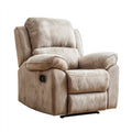 Recliner Chair 90x85x100 cm - Fabric Upholstery - Beige - Modern Design